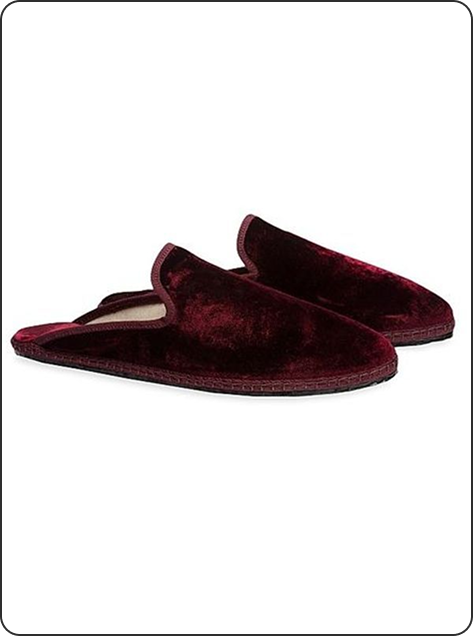 Velvet Slippers, $155