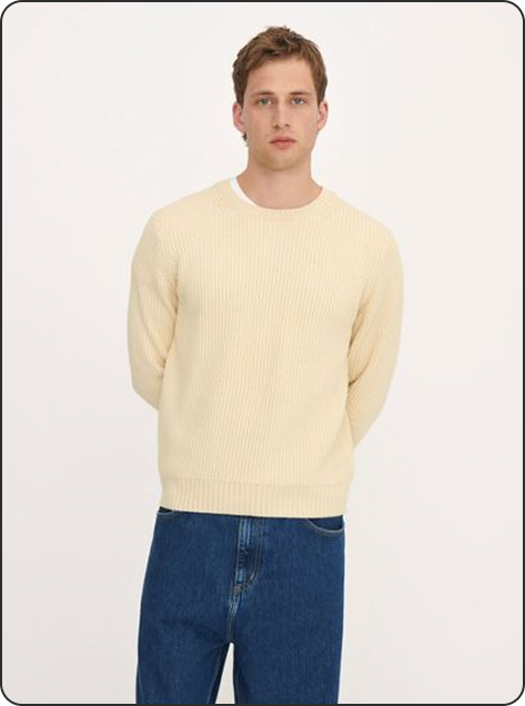 Soft Knit Crewneck, $47