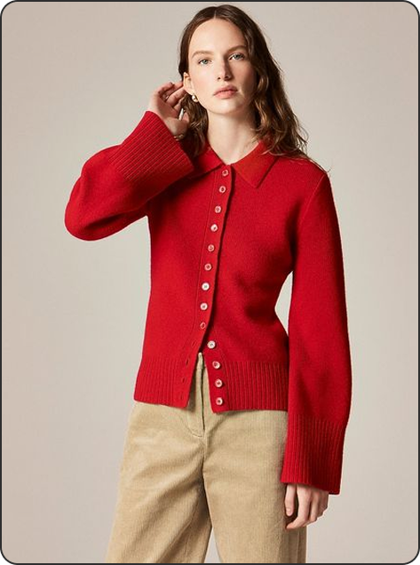 Cinched Cardigan, $100