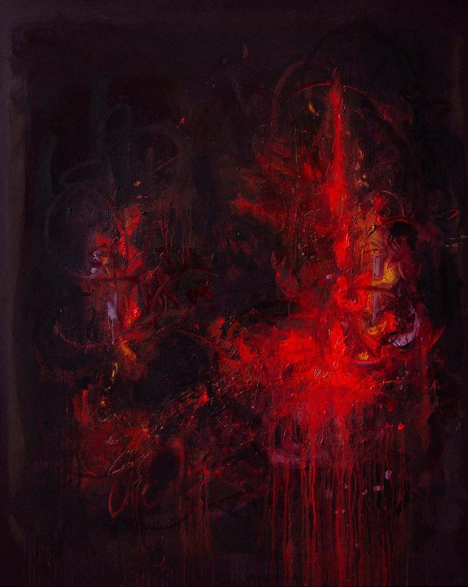 Residence – oil, acrylic on panel – 48x60