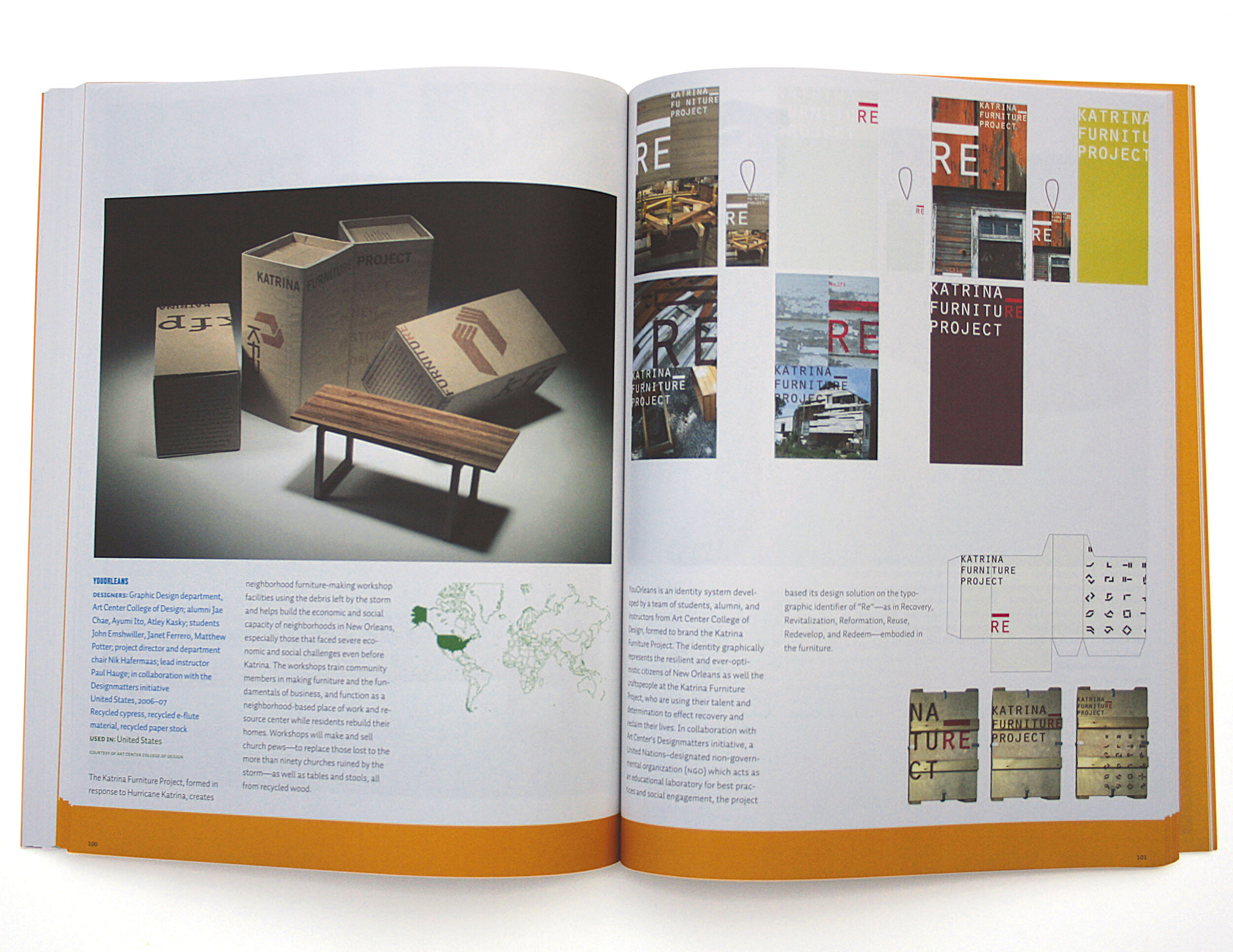 Design for the Other 90% Book Design, Project Spread
