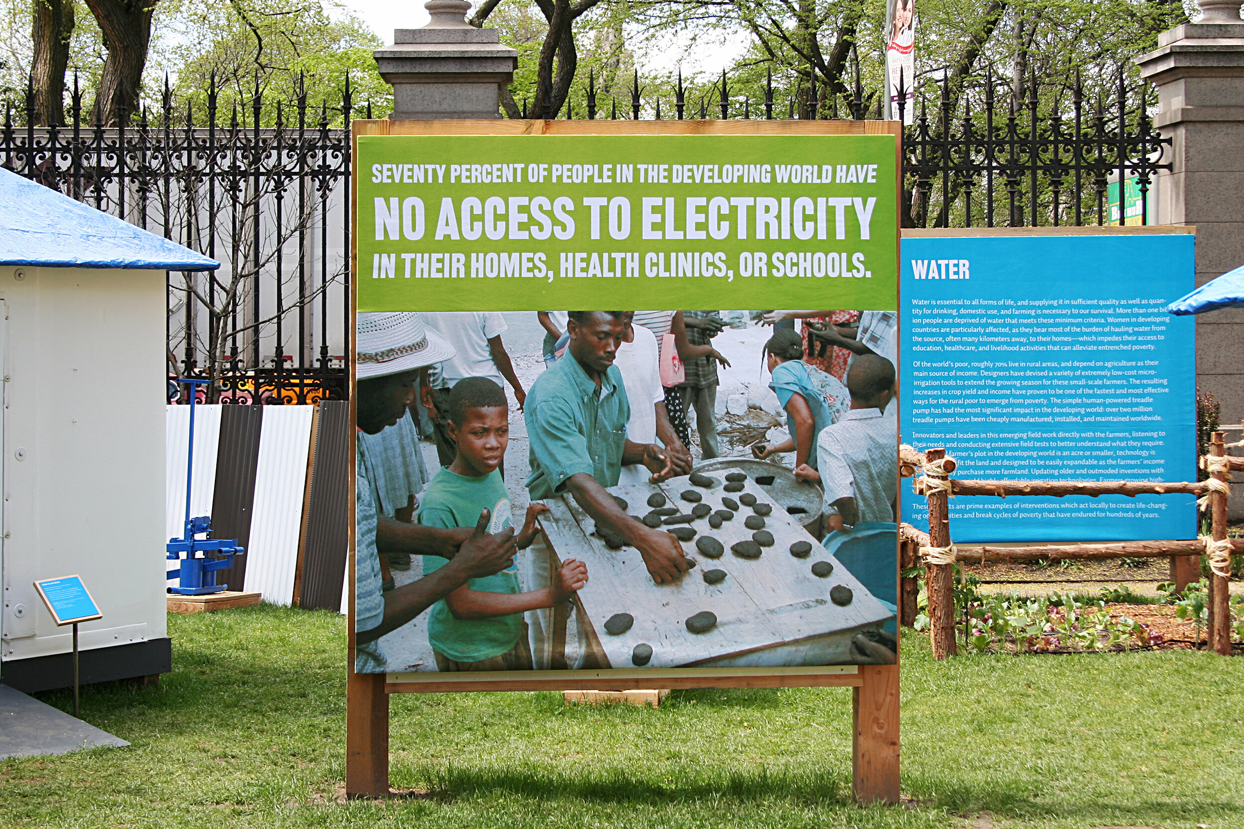 Design for the Other 90% Exhibition Signage Design, Section sign