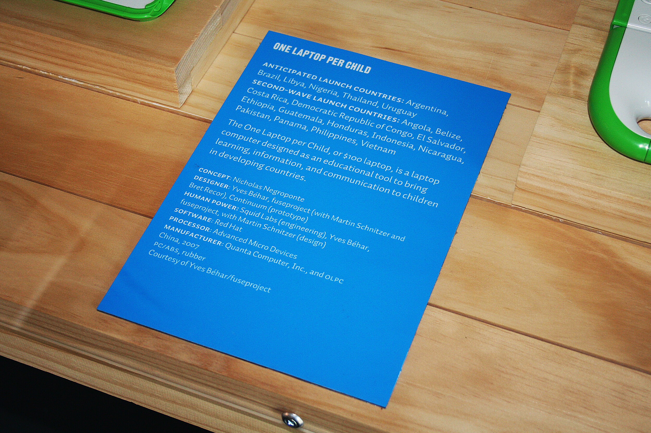 Design for the Other 90% Exhibition Signage Design, Case label