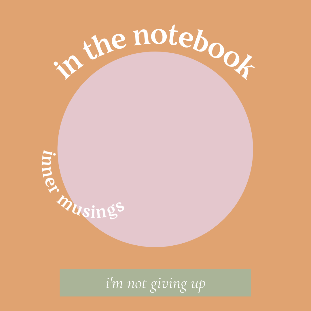 We're Trying Not To Give Up