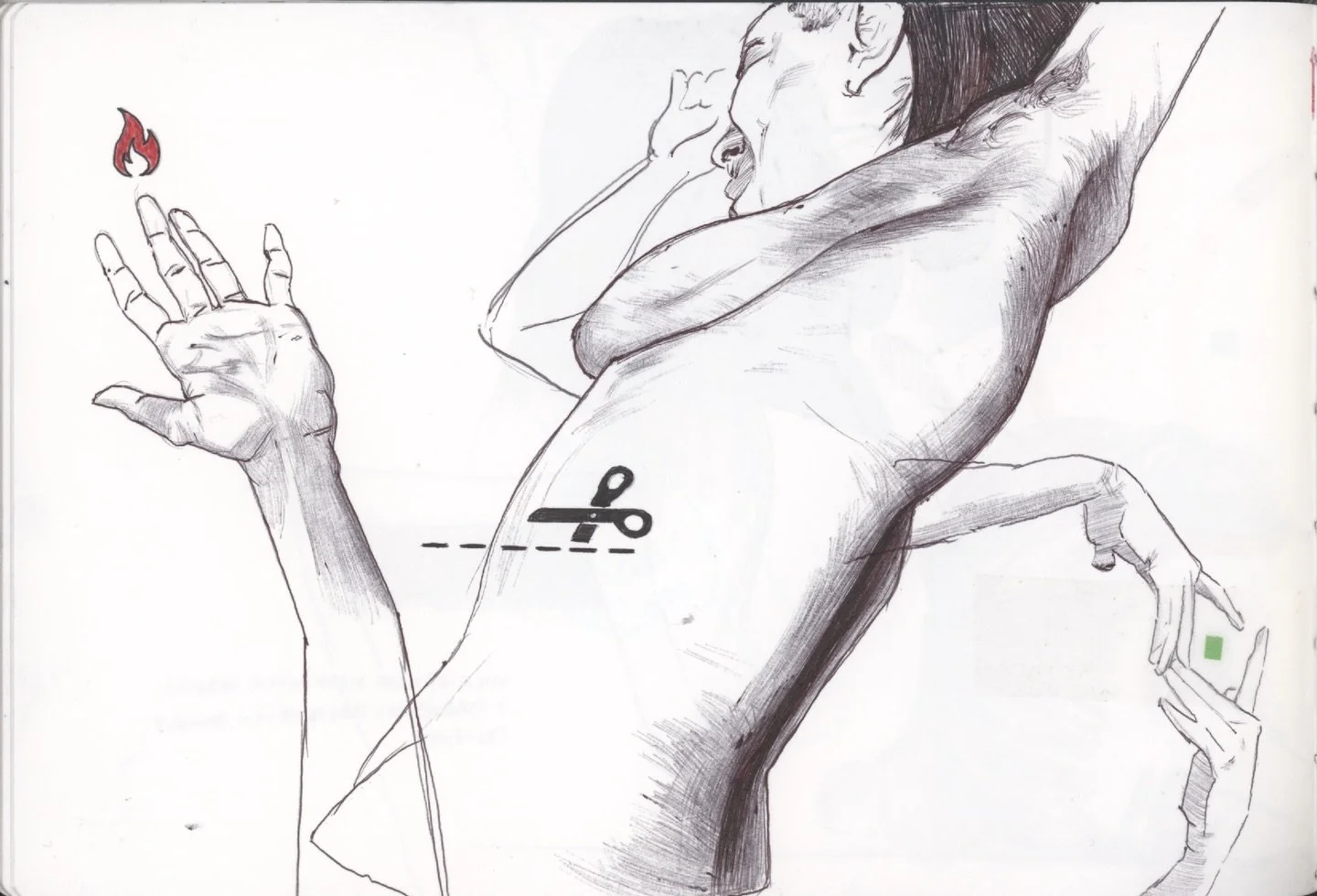 Another sketchbook spread down while I finish a painting ✍️ 
#sketchbook #leuchtturm #drawing #art