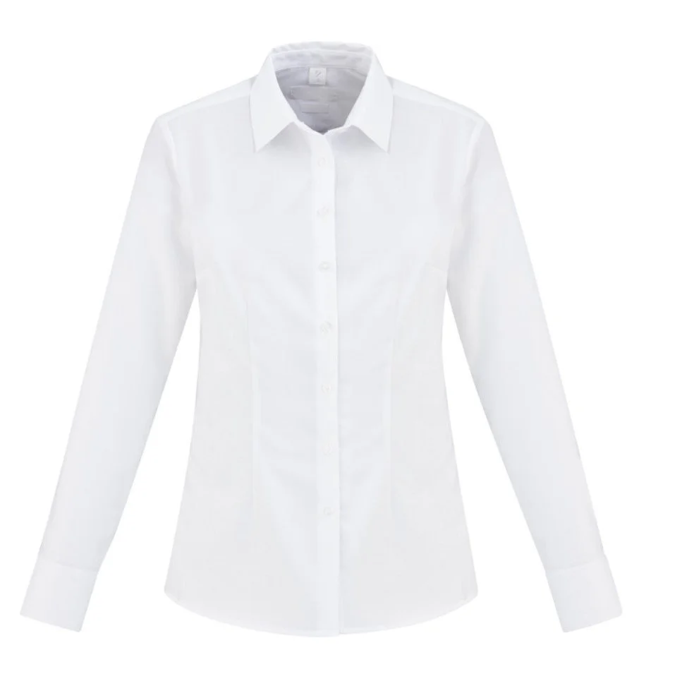 Ladies White Shirt emboidered with SPI Logo