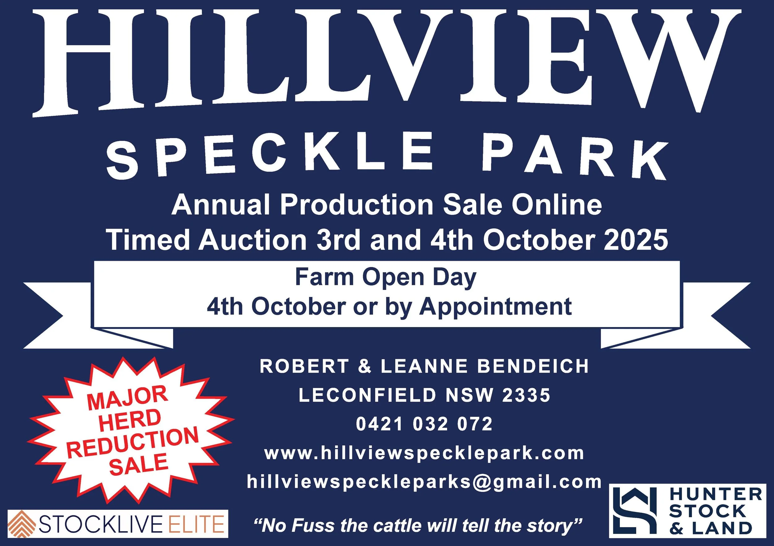 Hillview Speckle Park - Bulls, Females, Genetics lots, Commercial Lots