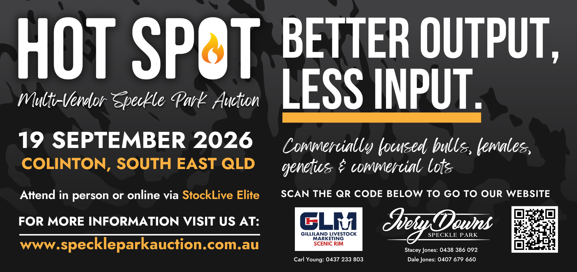 Hot Spot Multi-Vendor Speckle Park Auction
