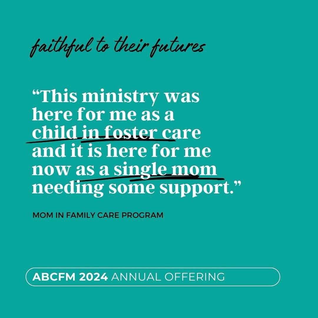 One of our moms in the Desired Haven Family Care program reflects on the impact ABCFM has had on her life, from her childhood to now as a single mother. These stories of transformation are made real through the generosity of churches supporting the A