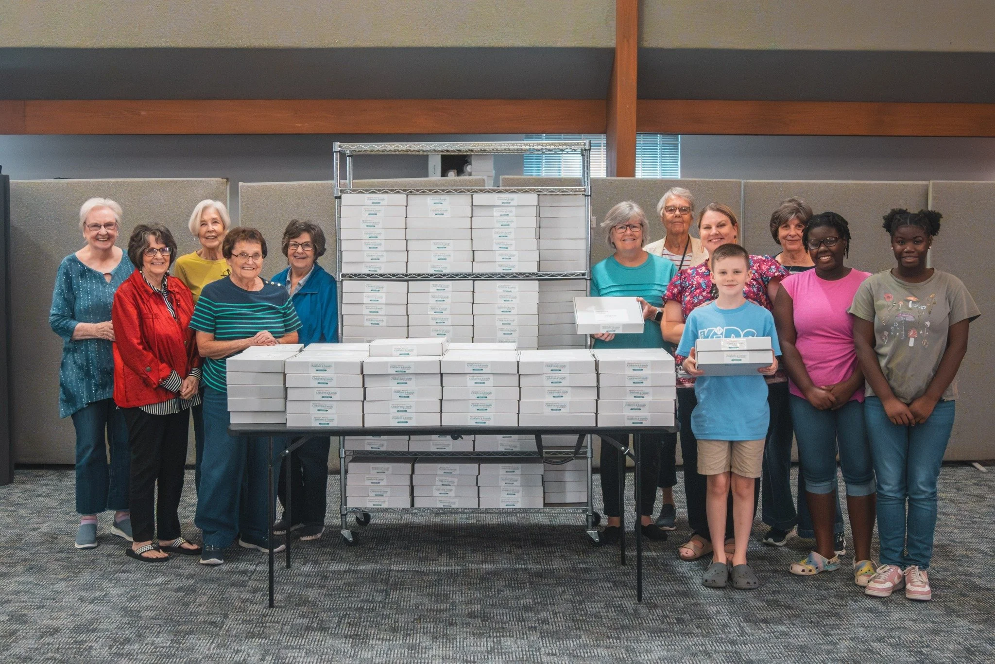 📦 Annual Offering Packing Day

Each year, we send out our Annual Offering resources to the partner churches who give so faithfully to support children and families across Arkansas.

It takes a team of volunteers to make it happen. This year, we were