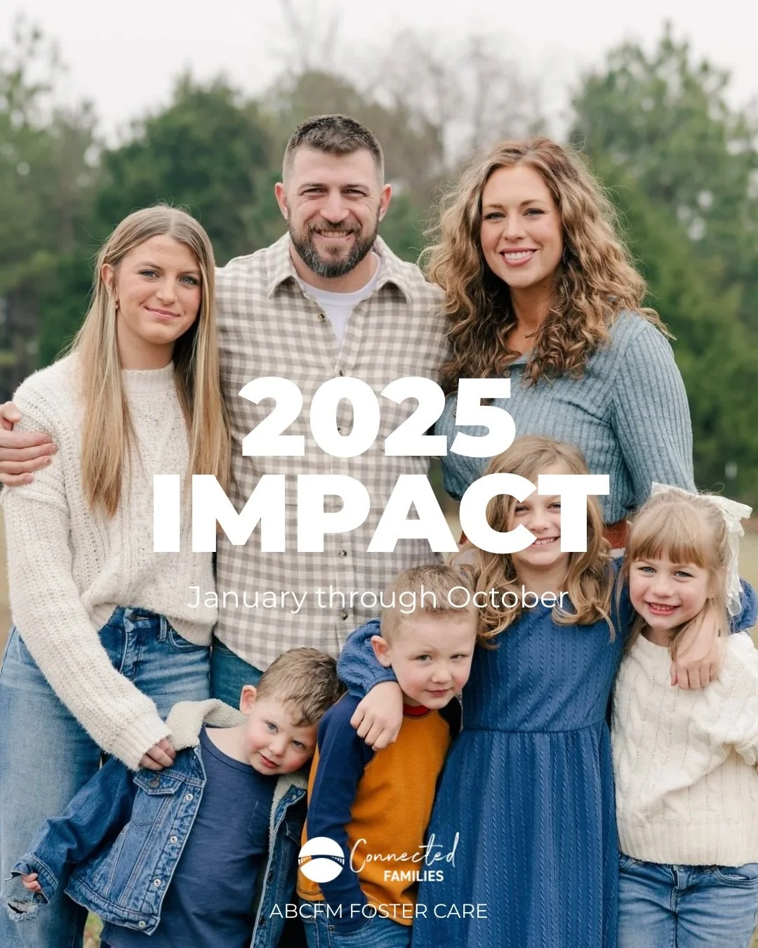 Because of you. 🤍

Because of our church and community partners, foster families, and donors, this has been a milestone year of caring for children across Arkansas experiencing foster care, and we are so grateful.

The impact shared here reflects ou