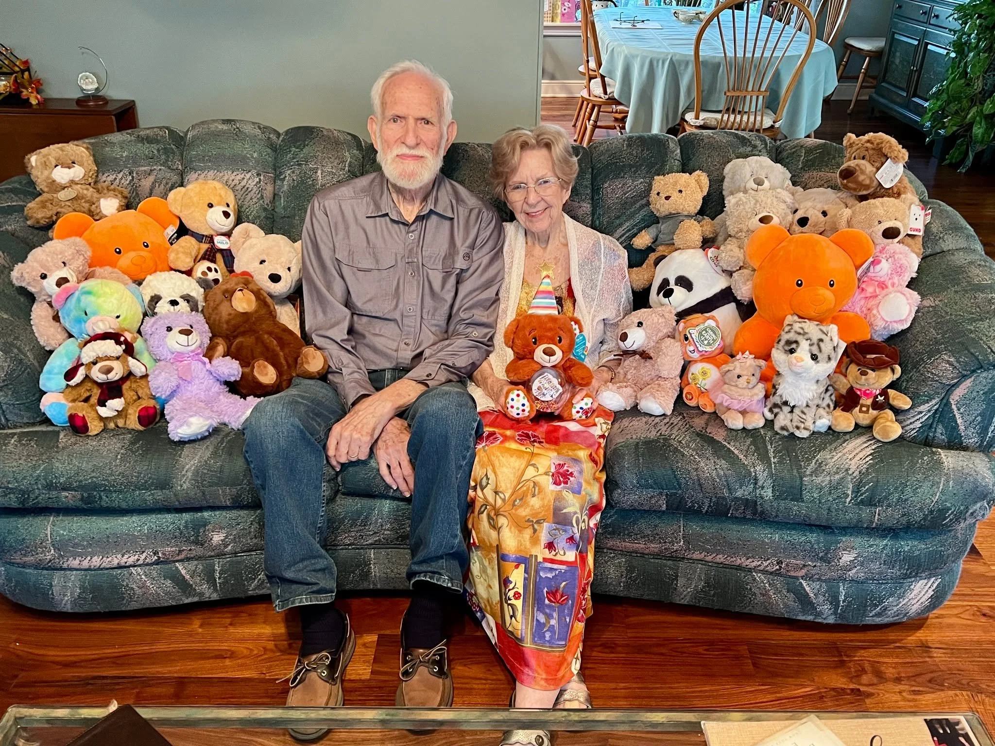 We are so grateful for supporters who find meaningful ways to care for children during some of their hardest moments.

In celebration of a 90th birthday, this family hosted a Teddy Bear Tea and invited guests to bring a new teddy bear to be given to 