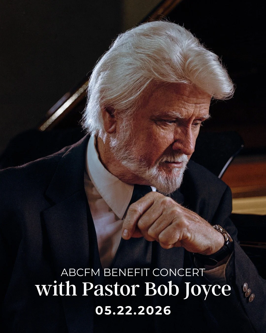 🎶 ABCFM Benefit Concert with Pastor Bob Joyce 🎶

Join us for an evening of worship and encouragement at the Arkansas Baptist Children &amp; Family Ministries Benefit Concert with Pastor Bob Joyce on Friday, May 22, 2026.

Doors open at 6:00 PM, wit