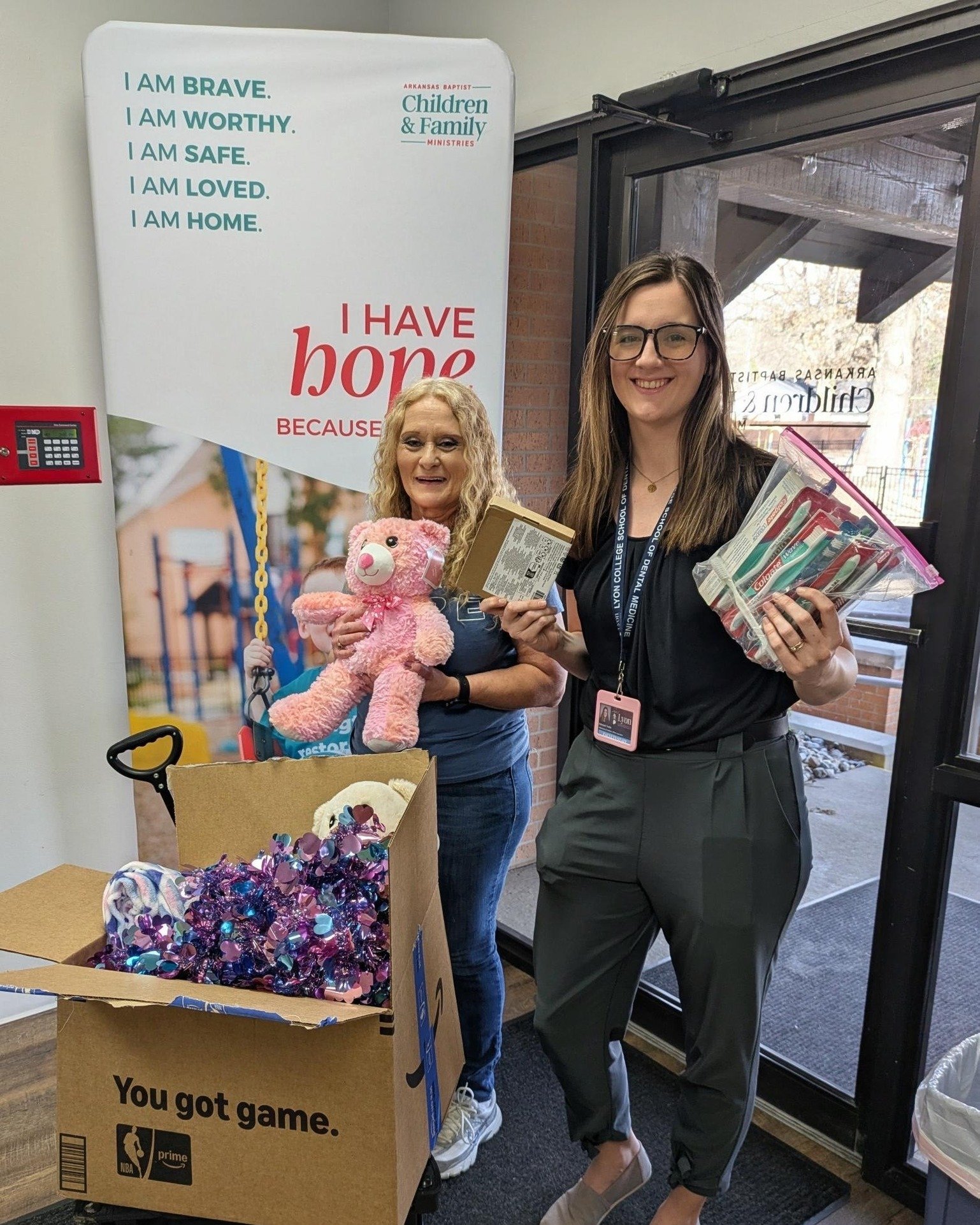 Thank you to the students of @lyoncollegedental for supporting the children served through ABCFM.

Through their Community Outreach Committee, students collected batteries, comfort and hygiene items, activity books, and more. We&rsquo;re grateful for