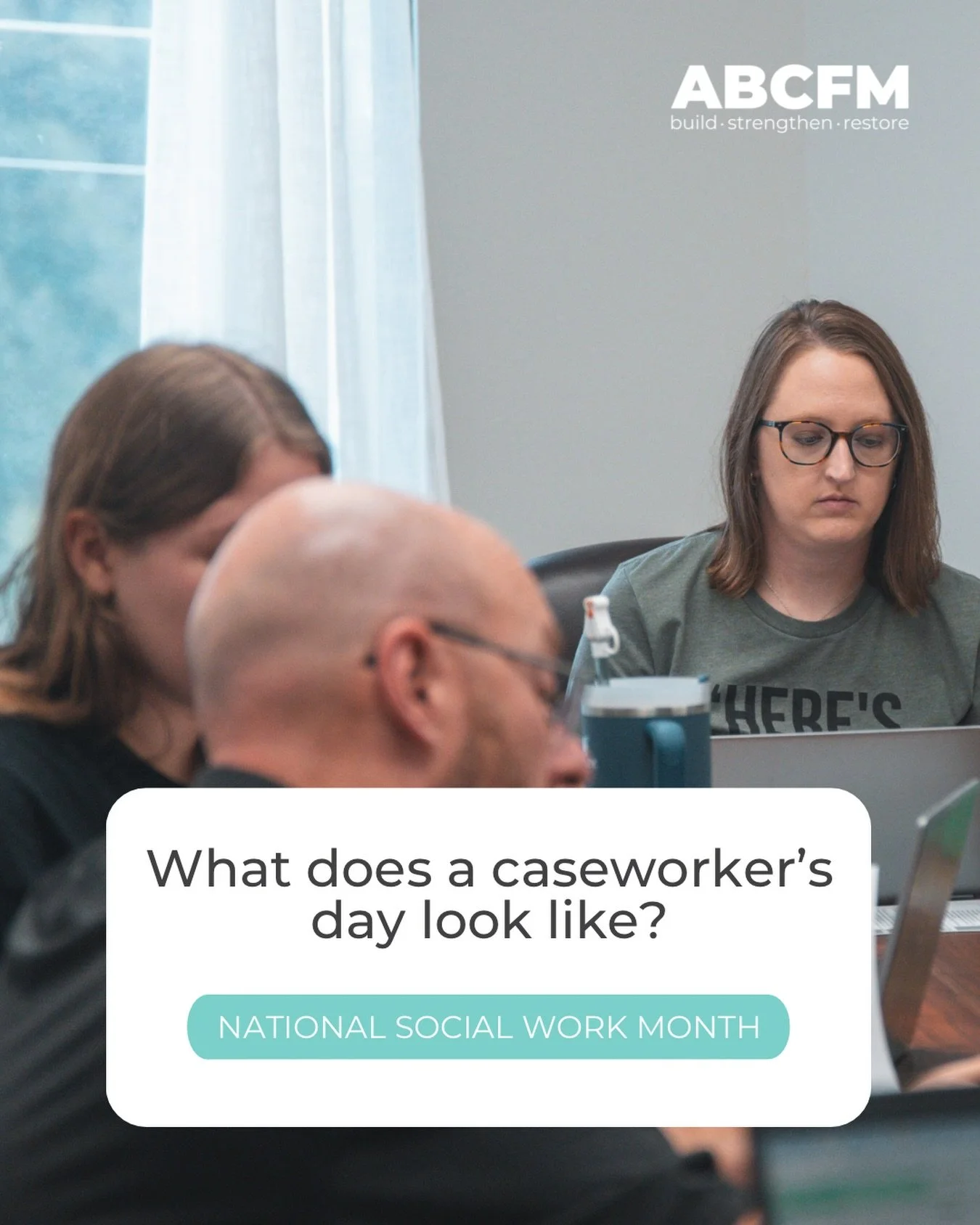 In honor of National Social Work Month, we&rsquo;re highlighting the work of the caseworkers who serve children and families through Connected Families.

A typical day might include:

&bull; Visiting a child in their foster home
&bull; Meeting with b