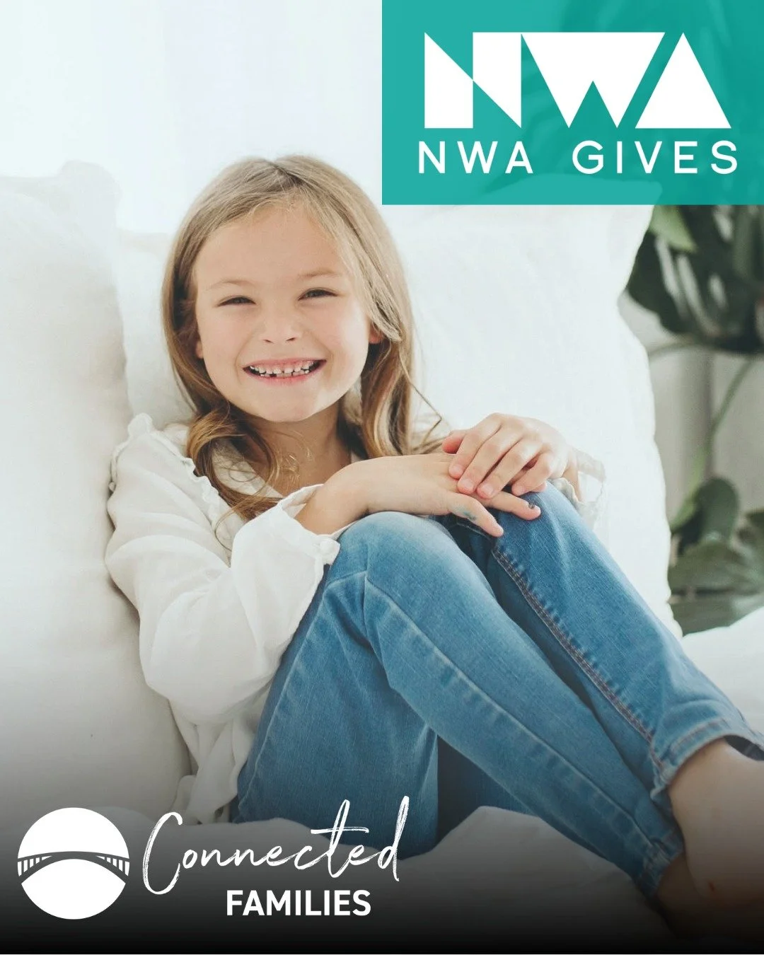 Early giving starts today for NWA Gives!

At Connected Families, we want to serve every child and every family in Arkansas. This spring, we are asking for your help to train, support, and equip 20 new homes in Northwest Arkansas.

Your gift helps pro