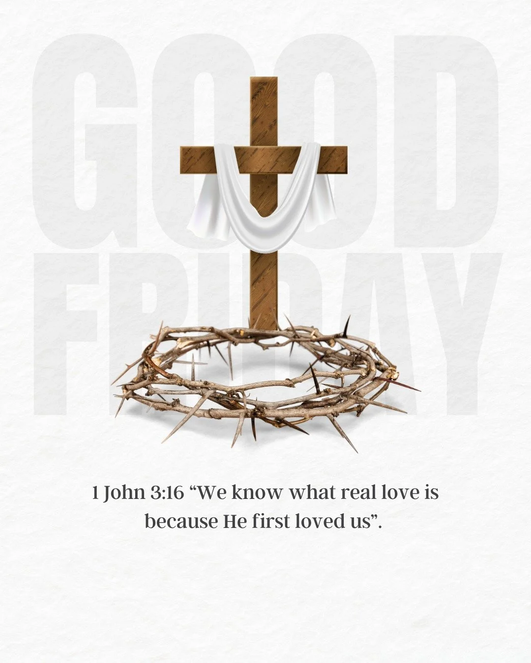 Today we remember the cross! The weight of our sin, the depth of His love, and the price that was paid for us.

What looked like the end was actually the beginning of redemption. Through Jesus, grace has the final word, and love proved stronger than 