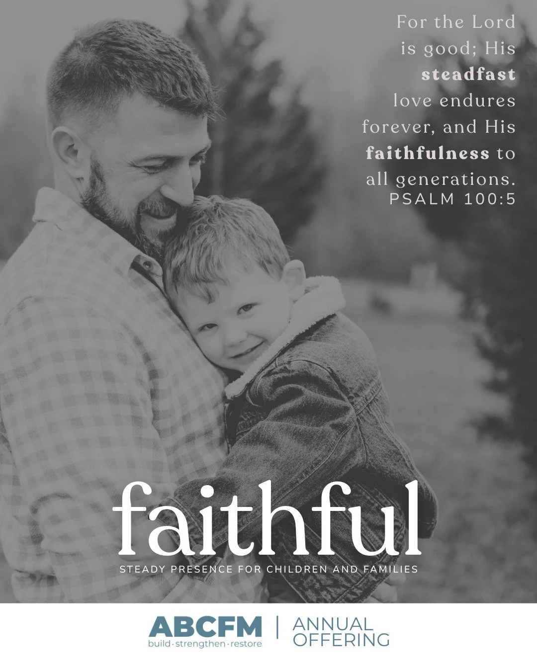 As we give, we get the opportunity to take part in what God is already doing. 

Children need safe homes. Families need support. Hope needs hands and feet. But, now it&rsquo;s our turn.

God has invited us into this work. Not because we have to, but 