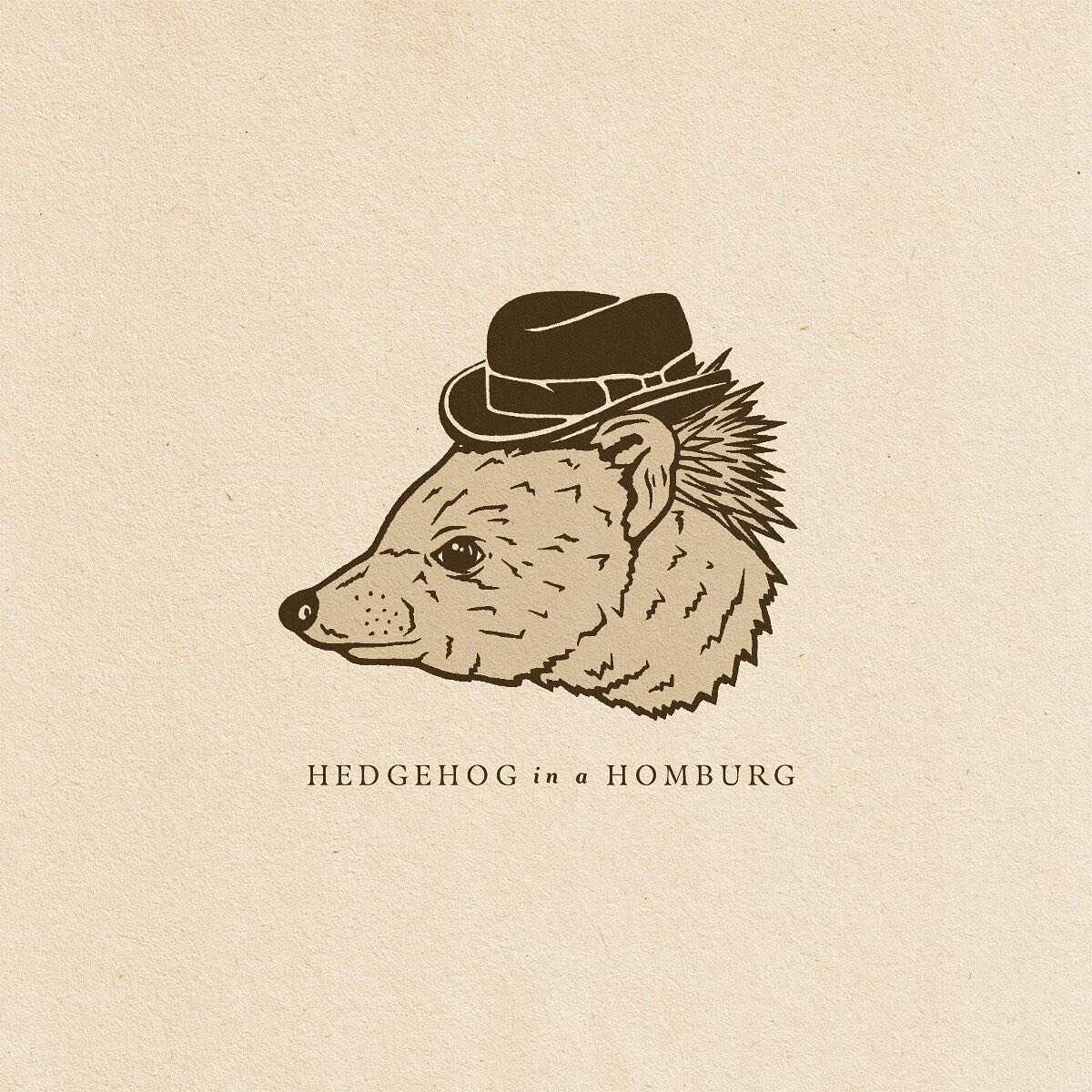 Bee in a Bonnet 7 - This week I drew a great suggestion from my husband&rsquo;s cousin: a hedgehog in a homburg! You may recognize this hat from the many times Winston Churchill was seen wearing one.

#formerbeedesign #formerbee #beeinabonnet #animal