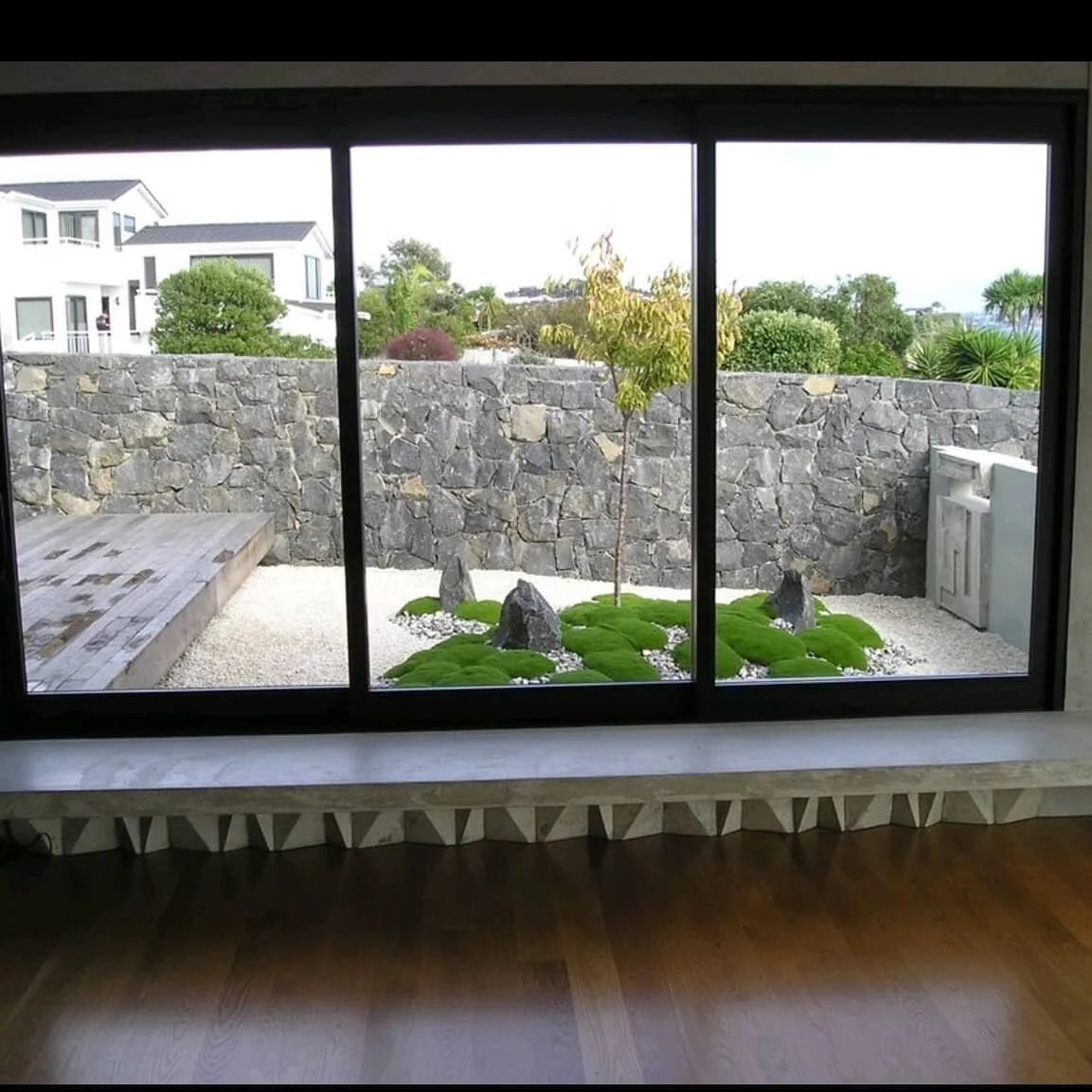 Oragami folded seat American oak flooring