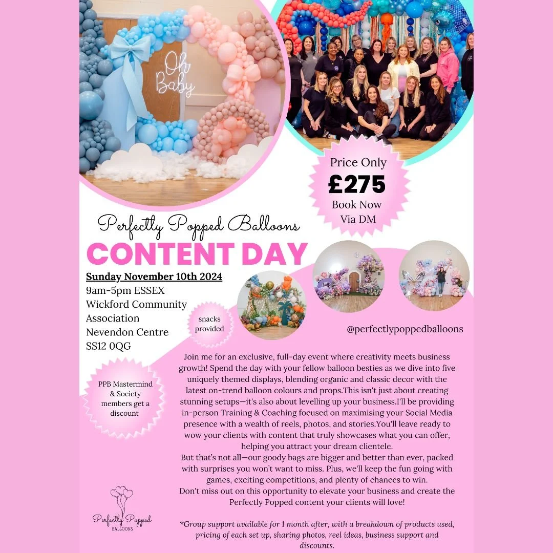 Perfectly Popped Content Day