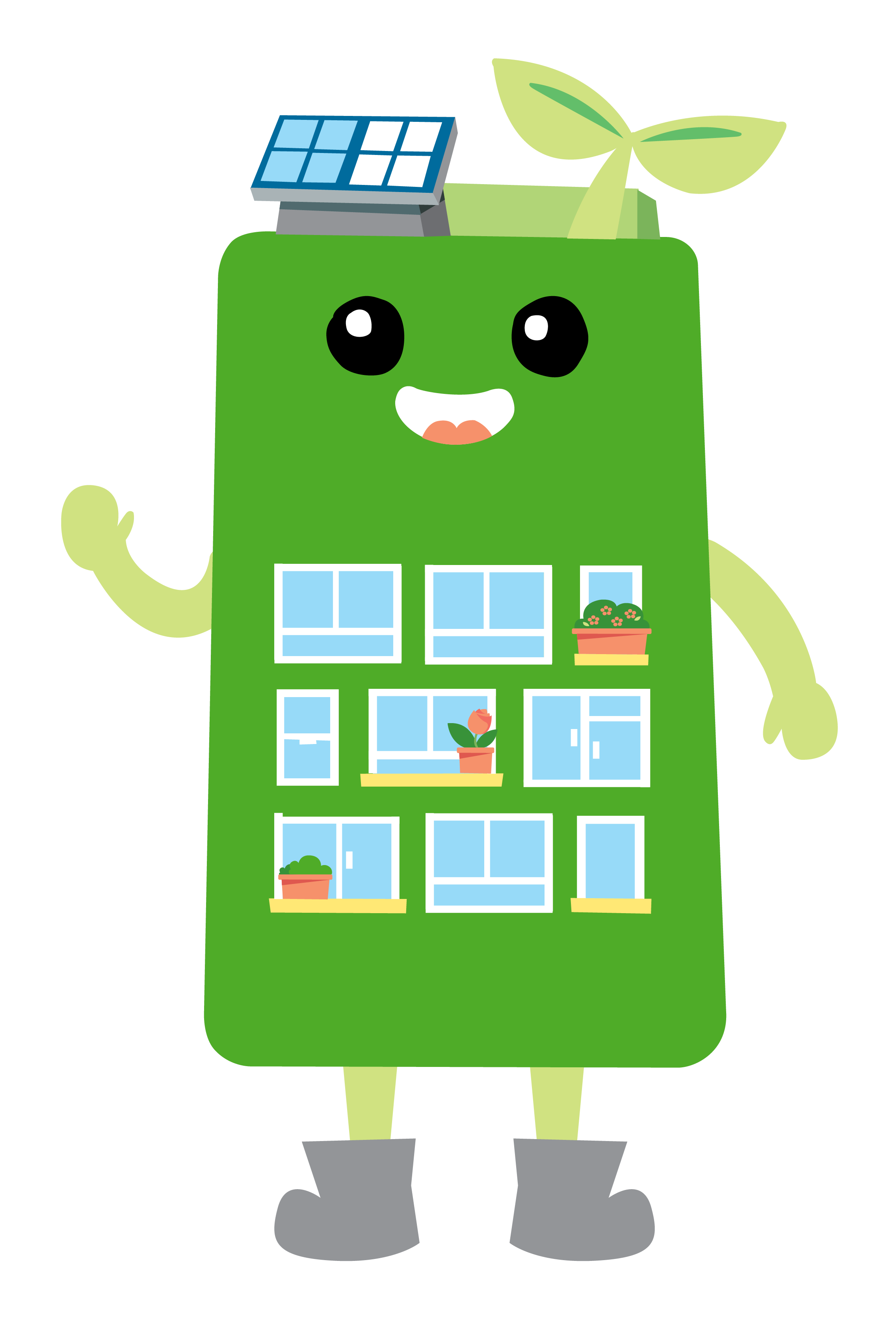 Green buddy full body