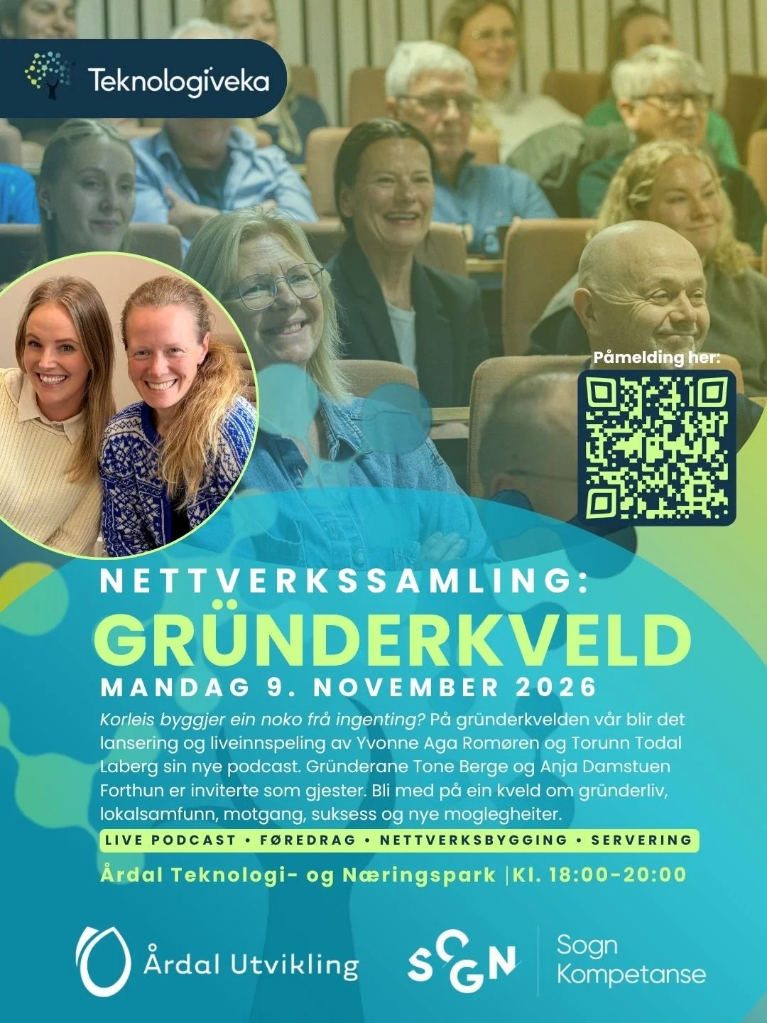 Nettverkssamling: Gründerkveld 9. november