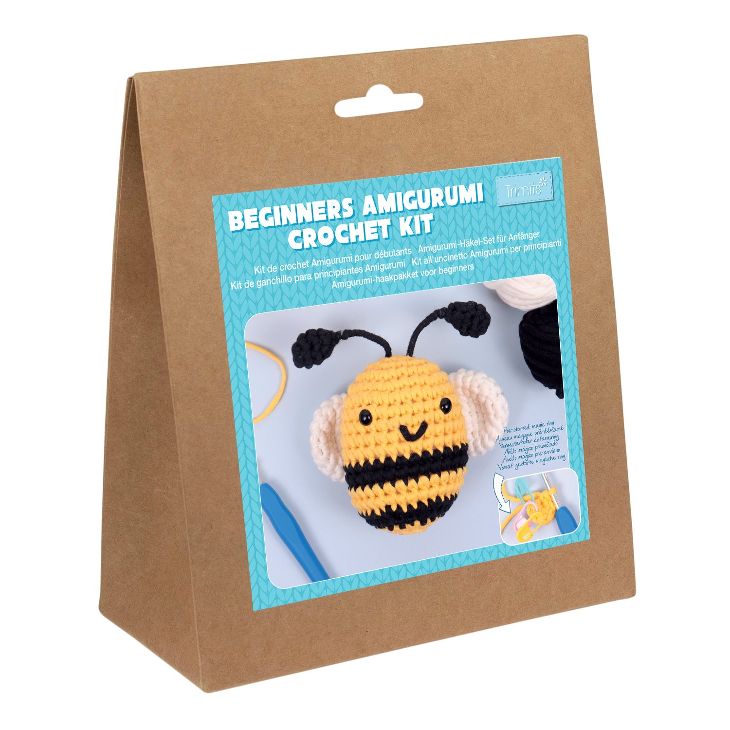 'Bee' Amigurumi Crochet Kit By Trimits, TCRK015