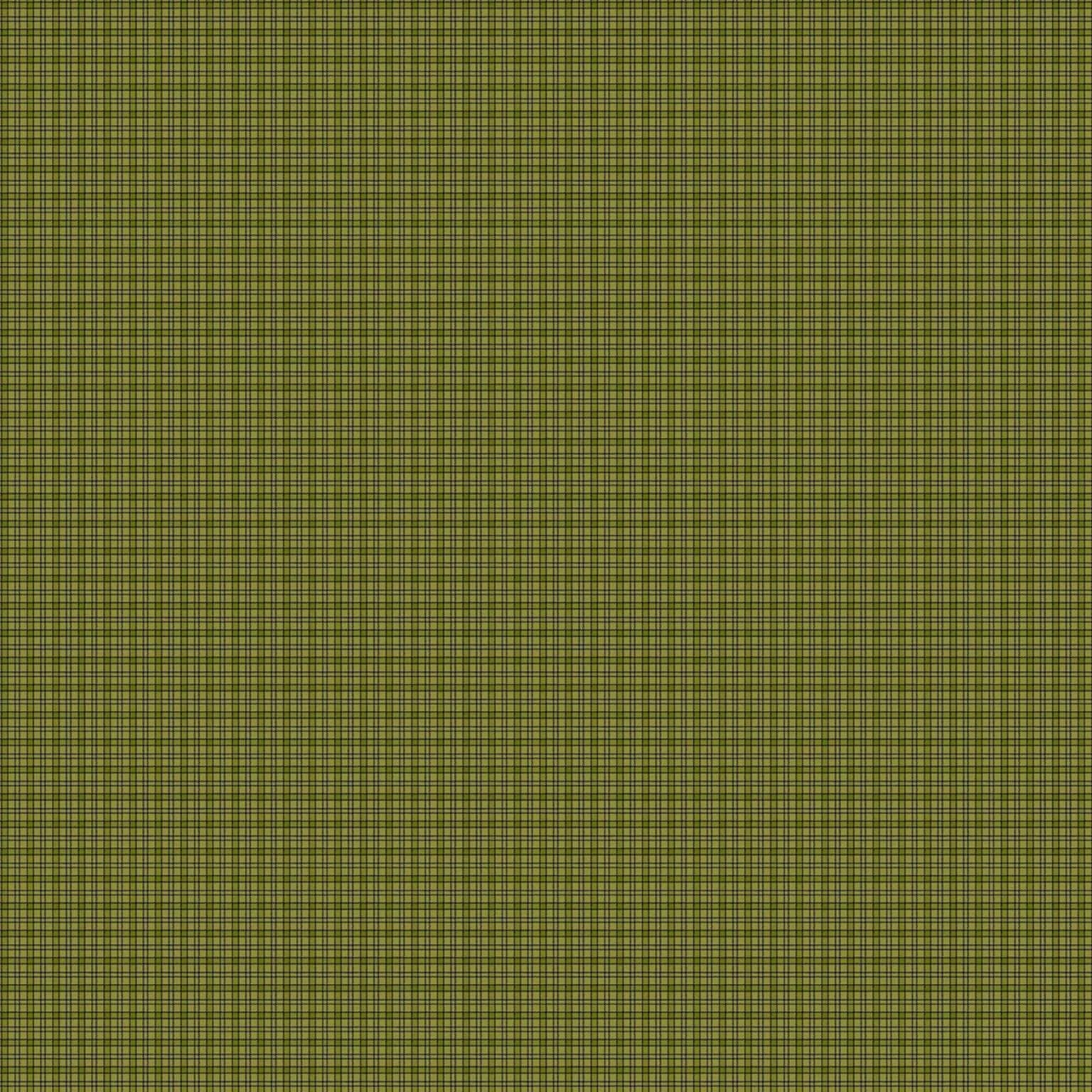 'Jamestown' Fern Check 1001% Cotton By Makower, 112cms wide, 2/1671G, (per 0.25cms)
