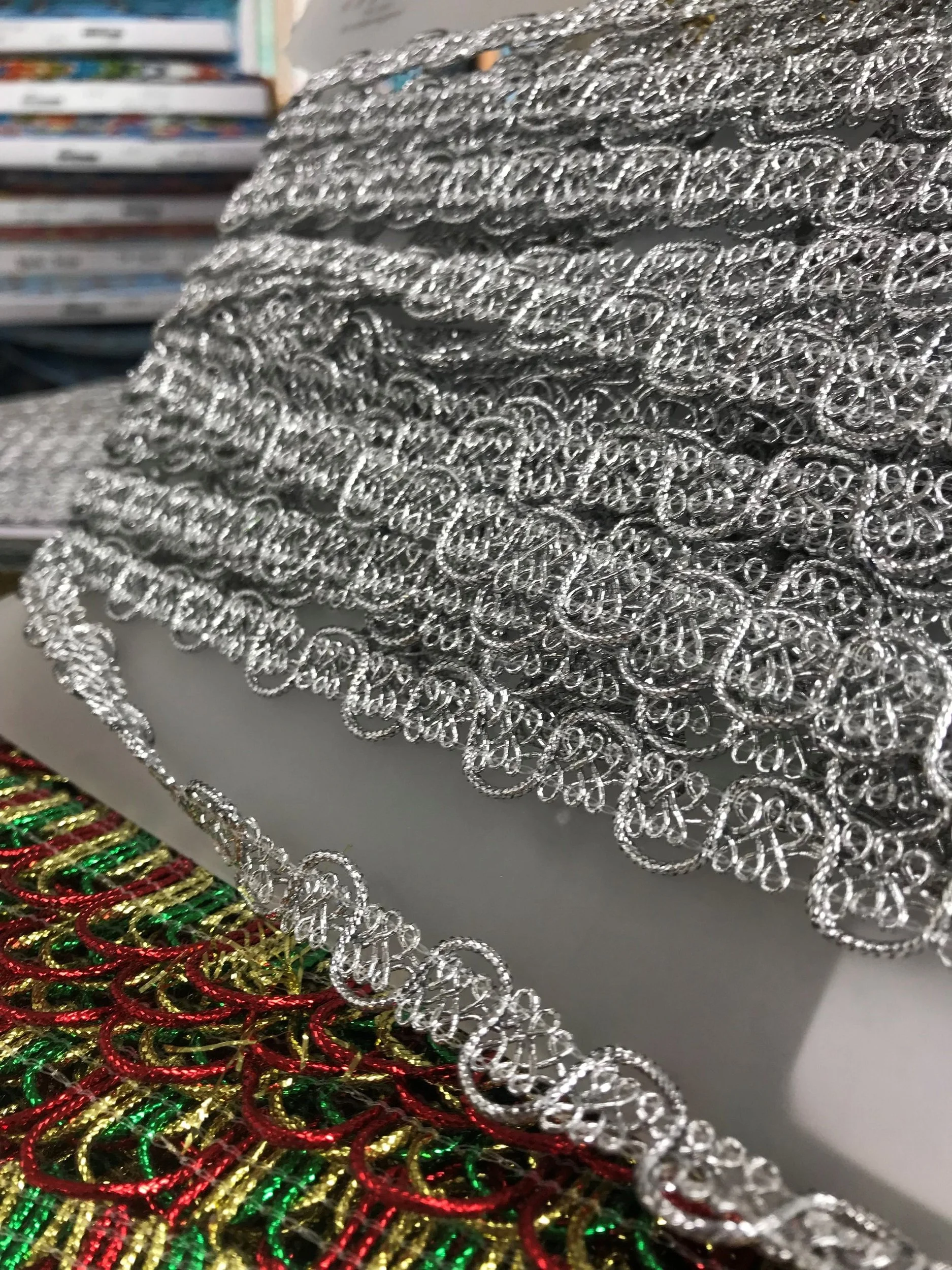 Metallic Braid  -  Silver 1/2 " (per metre)