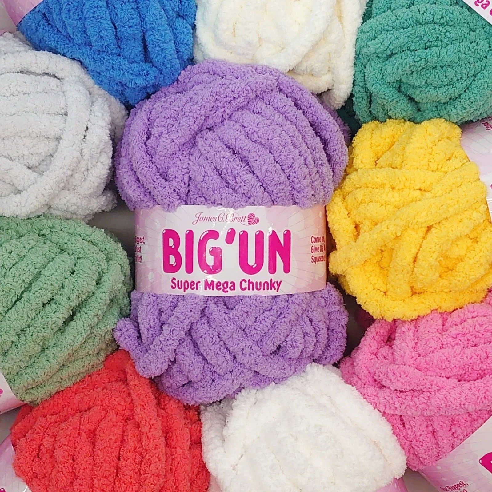 Big'Un' Super Mega Chunky 300g By James Brett (8 colour options)
