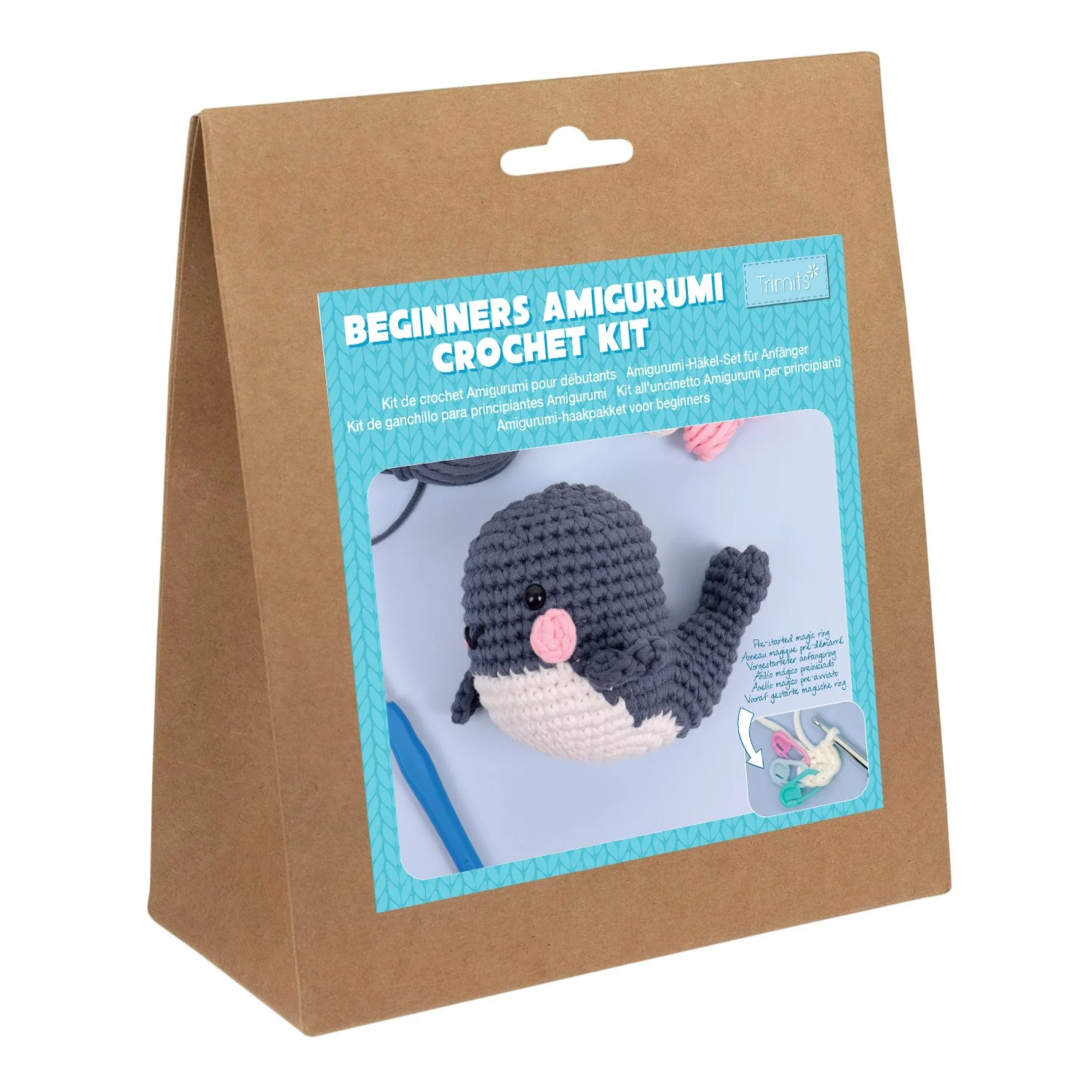 'Whale' Amigurumi Crochet Kit By Trimits, TCRK018