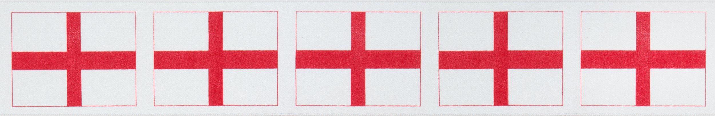 Berisfords 'St George's' 25mm (per metre)