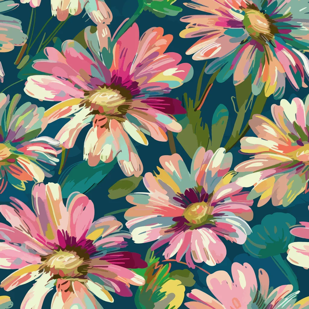 Multicolour Flowers 100% Cotton By Nutex, 110cms wide, FF33-7, (per metre)
