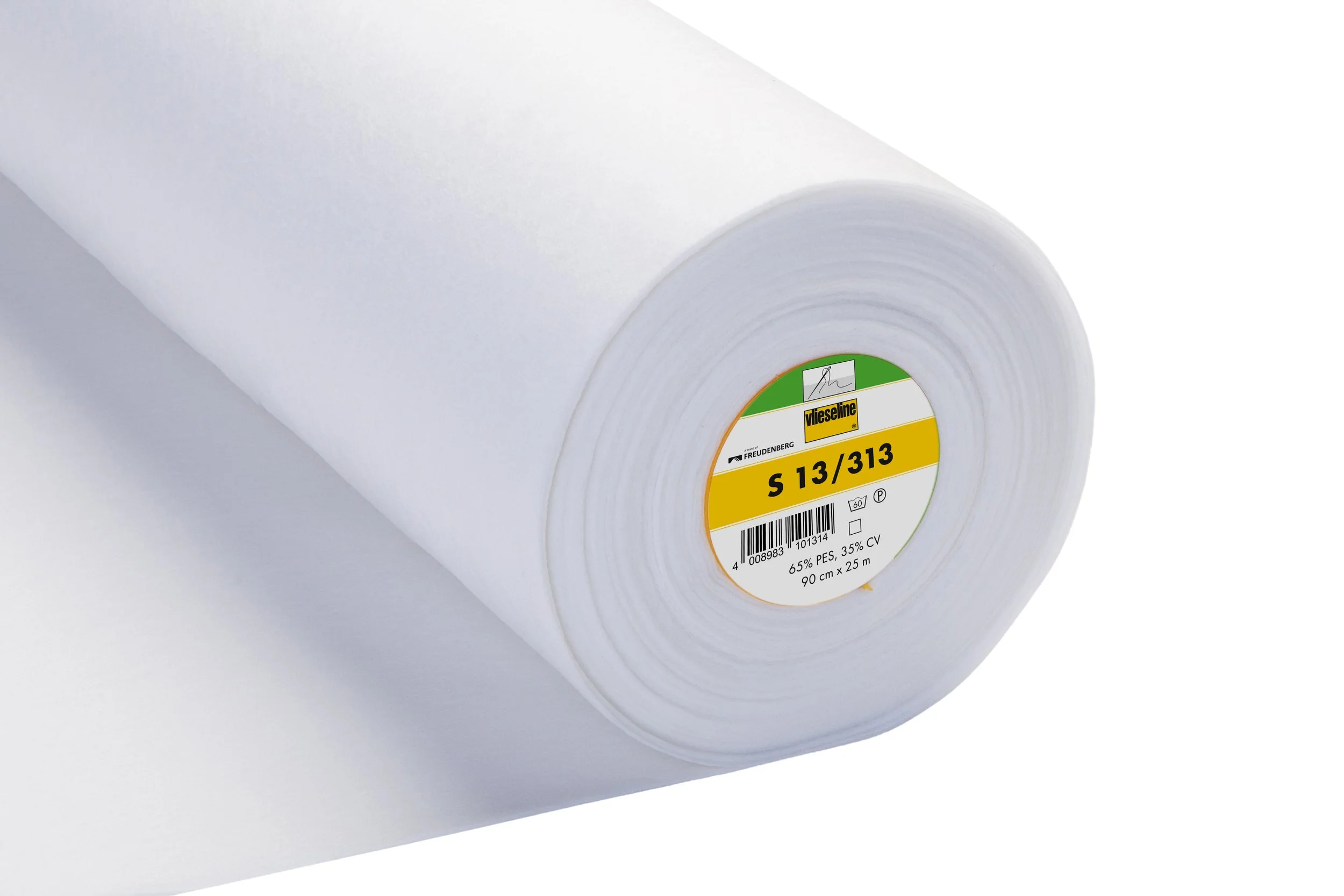 Interlining: Heavy: Standard: Sew-in: 25m x 90cm: White (per metre)