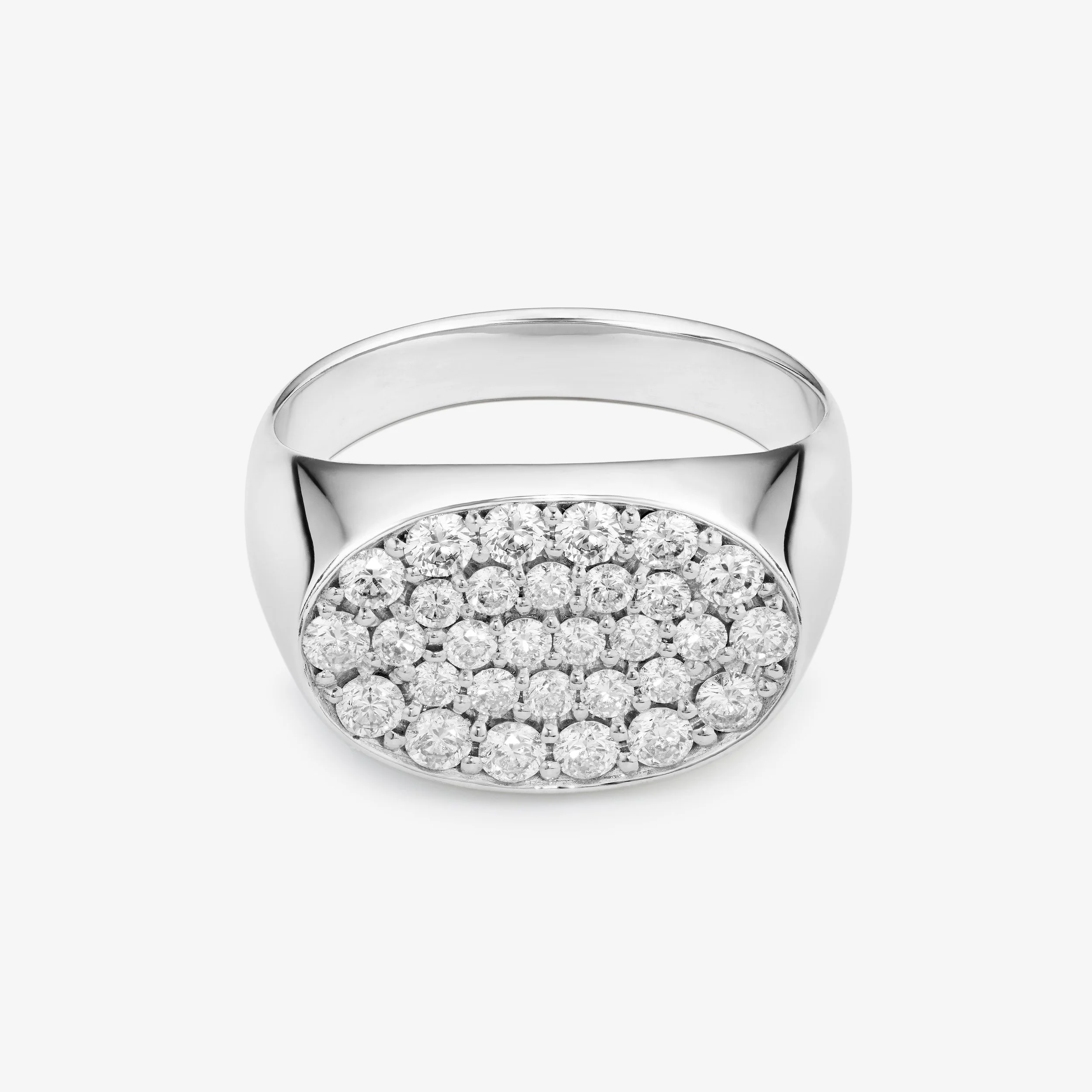 Stardust Signet Pavé