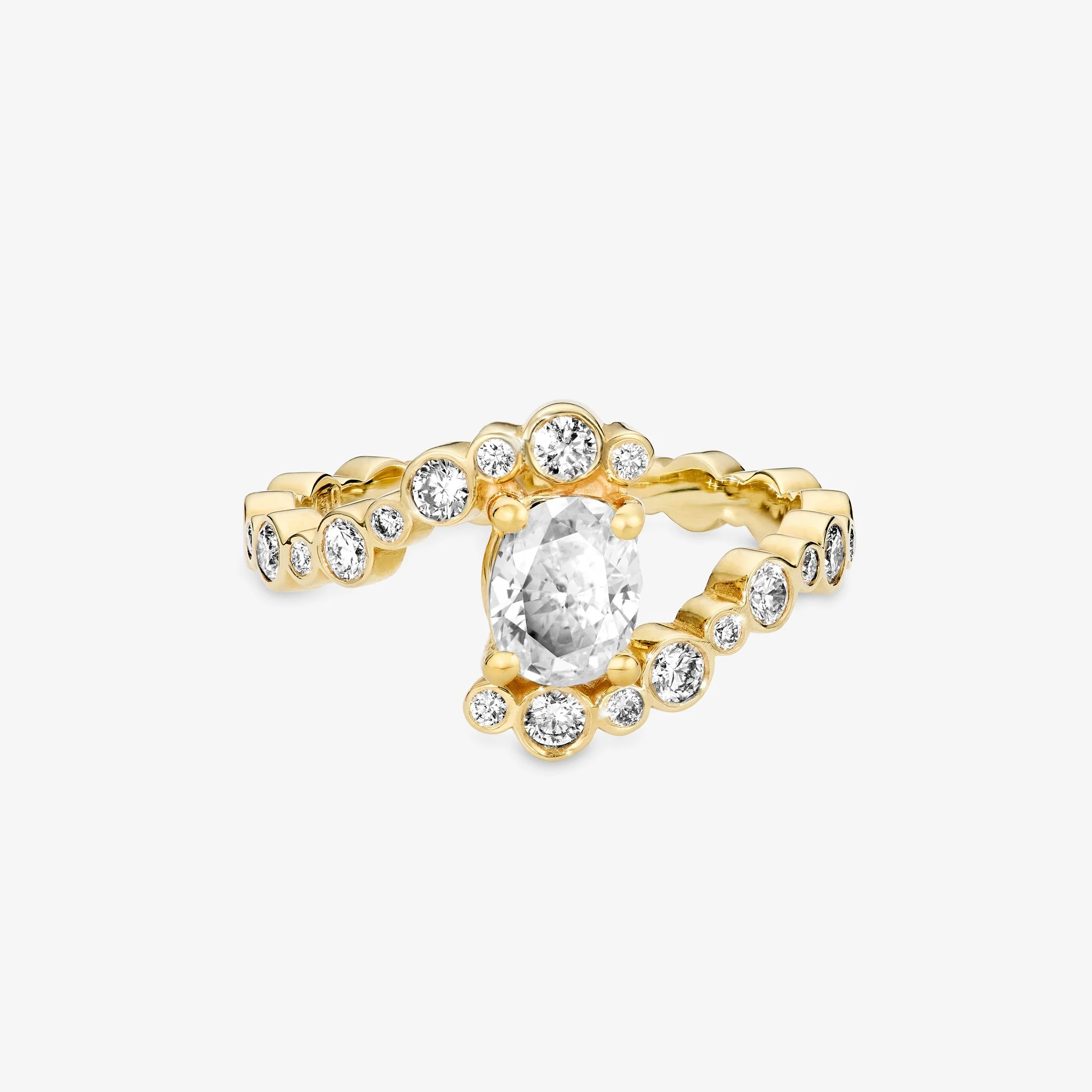 Milkyway Oval Diamant Ring