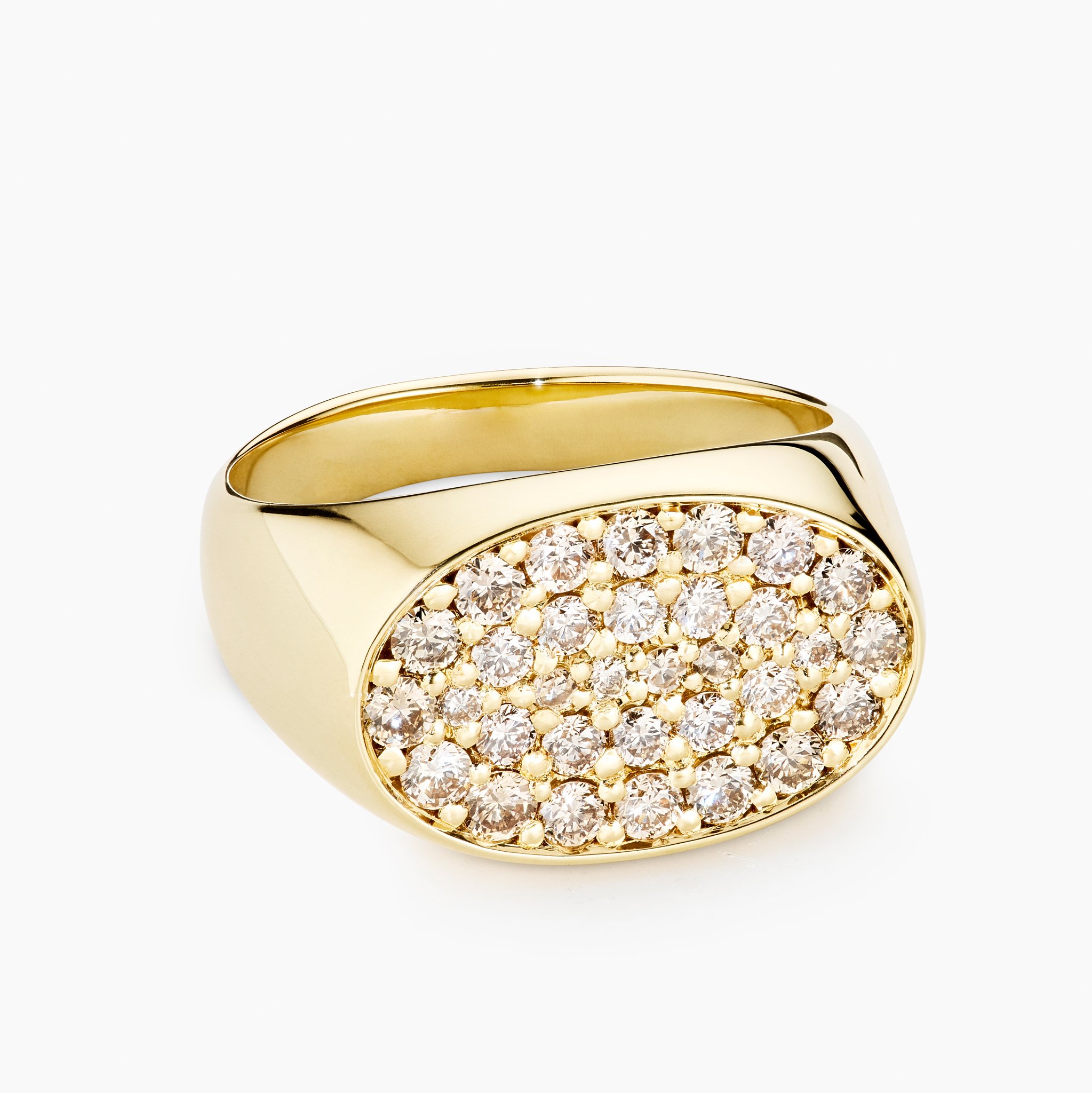 Stardust Signet Pavé-ring