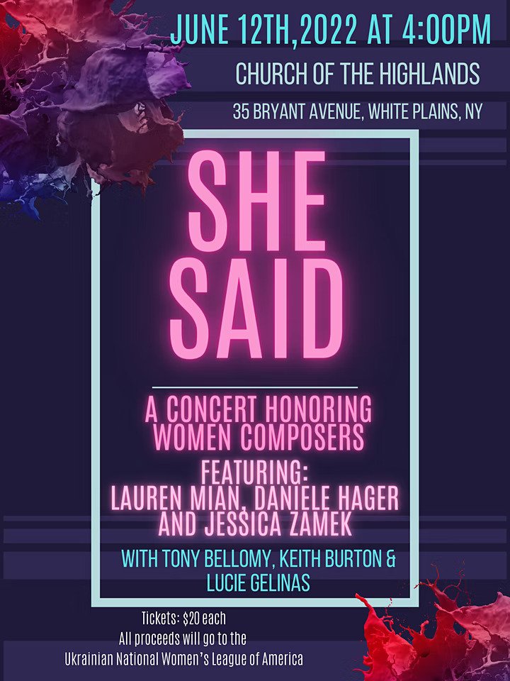 She Said: A Concert honoring women composers
