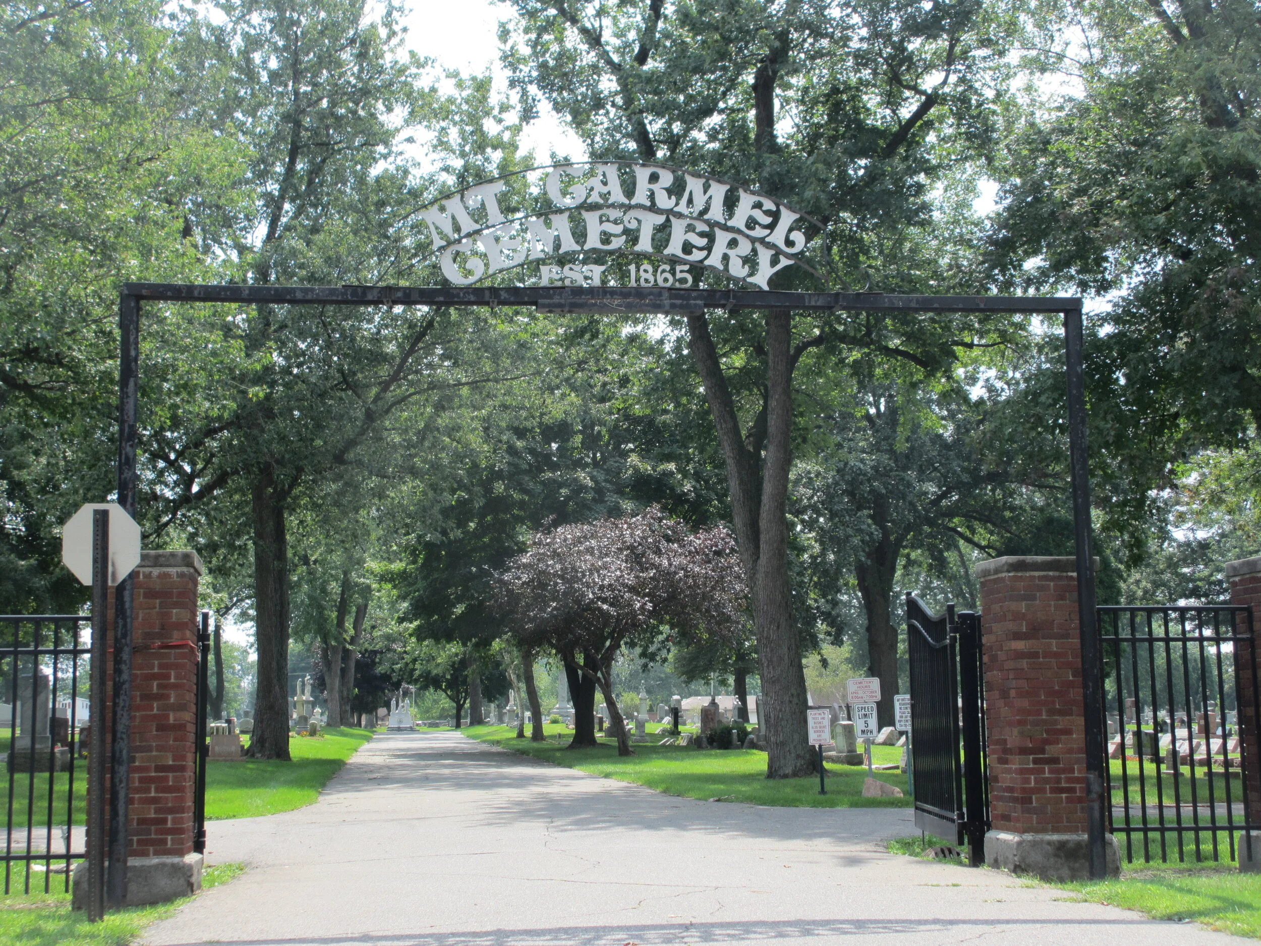 Mount Carmel Cemetery, Glendale NY Richardson Monument Online Store
