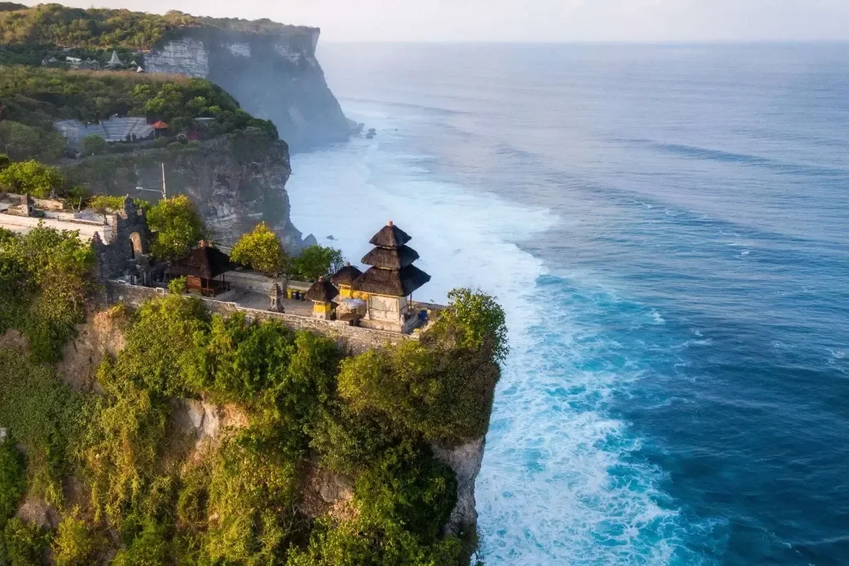 Uluwatu Temple aerial