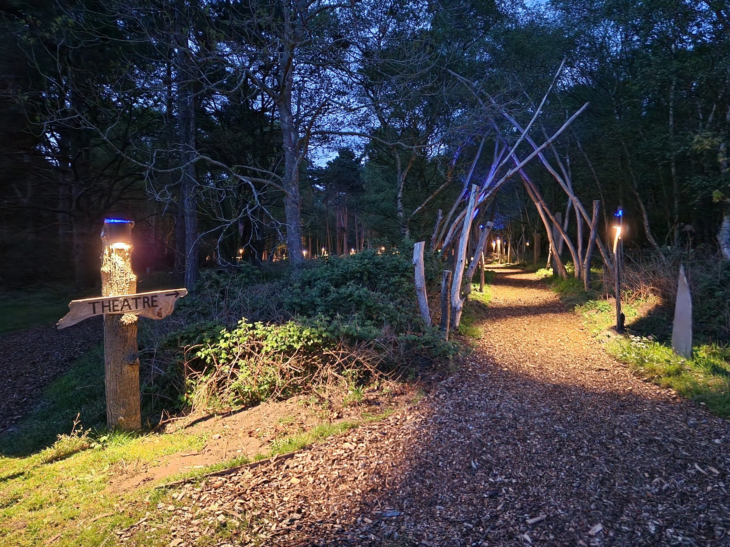 Theatre Entrance, Approach created by Grace Evans