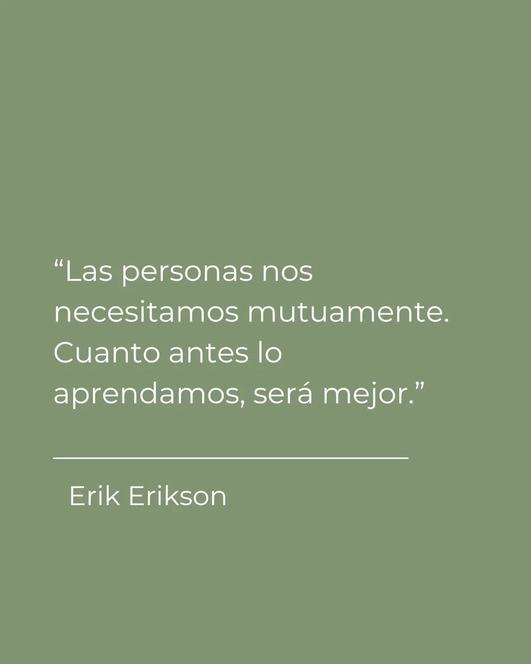 A veces pensamos que ser fuertes es poder con todo solos. Pero la verdadera fortaleza tambi&eacute;n est&aacute; en pedir ayuda, en dejarnos acompa&ntilde;ar y en abrirnos al otro.

Somos seres relacionales: nos construimos, nos entendemos y nos sana