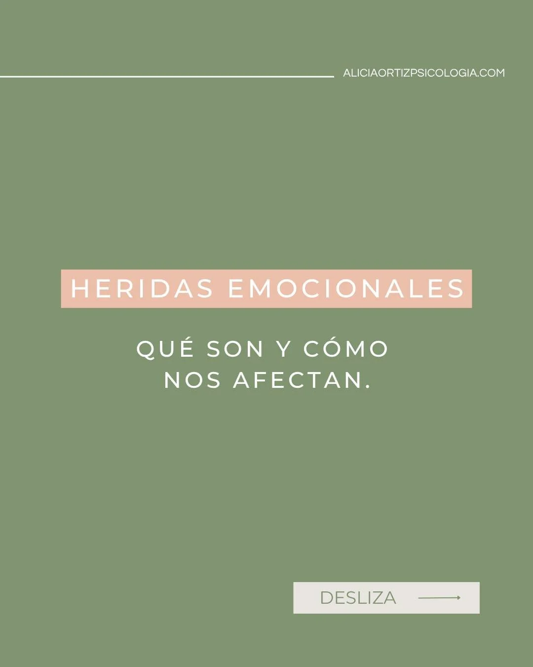Las heridas emocionales no se ven, pero pesan. Entender su origen es el inicio del cambio. 

&iquest;List@ para mirar hacia dentro?
.
.
.
#psicoterapiamadrid #aliciaortizpsicologia #bienestaremocional #saludmental #psicolog&iacute;apositiva #heridase