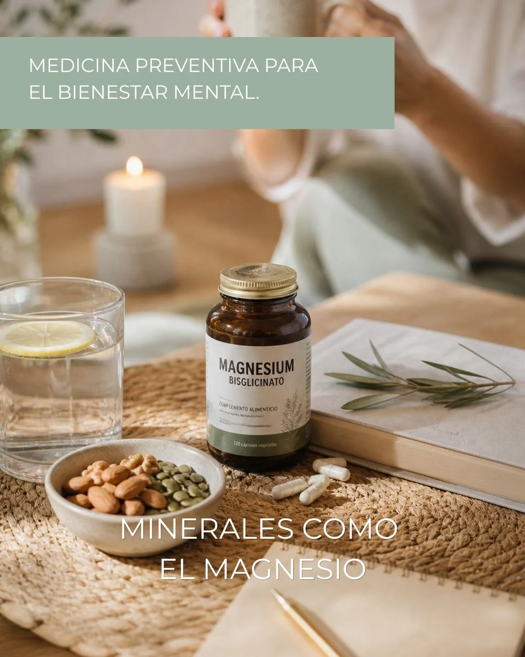 Cuando hablamos de salud mental, a veces lo esencial no est&aacute; en lo complejo, sino en lo constante. Y aqu&iacute; es donde entra en juego un cl&aacute;sico silencioso: el magnesio.

El magnesio &mdash;especialmente en formato bisglicinato&mdash
