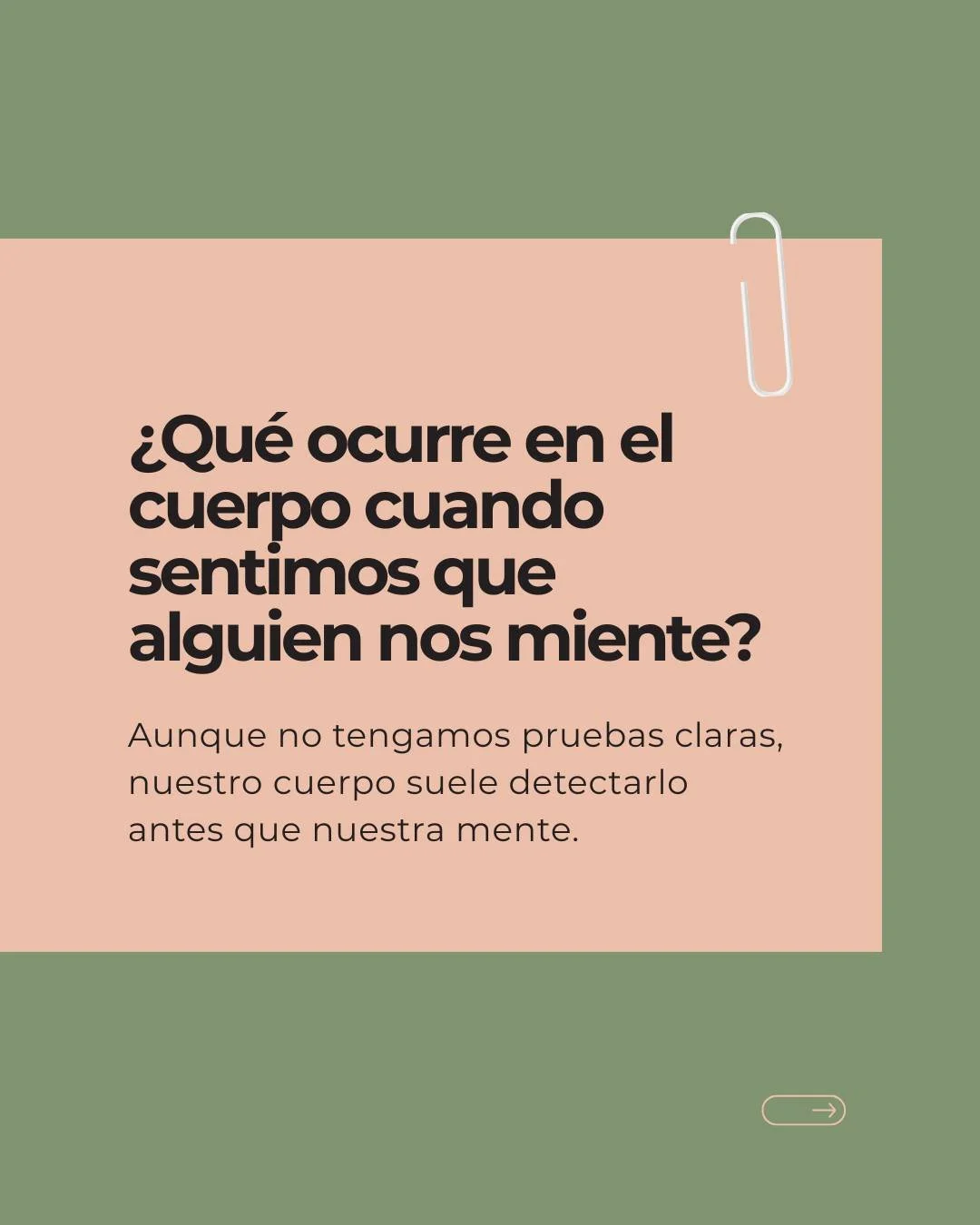 A veces el cuerpo detecta antes que la mente cuando algo no encaja.

La desconfianza sostenida y la mentira pueden activar respuestas de estr&eacute;s que afectan tanto a nuestra salud emocional como f&iacute;sica.

#mentir #psicologiamadrid #desconf