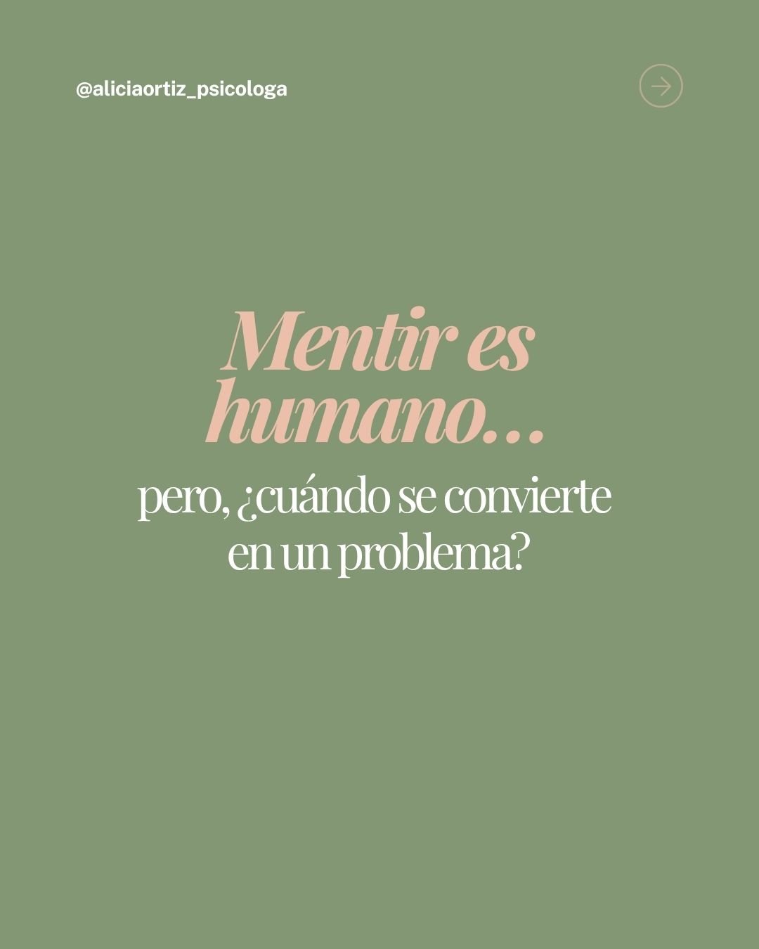 Mentir no siempre nace de la maldad.

A veces es una forma de proteger inseguridades, miedo o una identidad fr&aacute;gil.

La clave est&aacute; en cu&aacute;ndo deja de ser algo puntual y se convierte en un patr&oacute;n.

#mentir #psicologiamadrid 