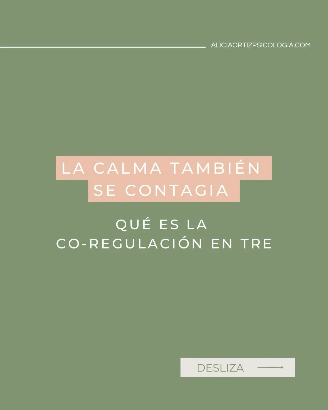 Nuestro sistema nervioso no se regula solo: tambi&eacute;n necesita sentirse seguro en presencia del otro.

A veces, la calma empieza cuando alguien nos acompa&ntilde;a sin invadir, sin exigir&hellip; simplemente estando.

#bienestarcorporal #tre #ps
