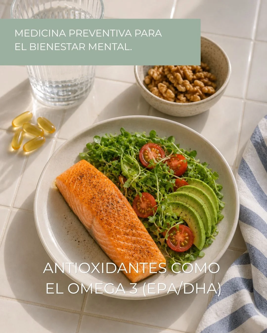 Los &aacute;cidos grasos omega-3 son un tipo de grasa poliinsaturada que el cuerpo necesita para funciones vitales, pero no puede fabricarlos, as&iacute; que dependen de la alimentaci&oacute;n. Se encuentran en pescados grasos como el pescado azul, e