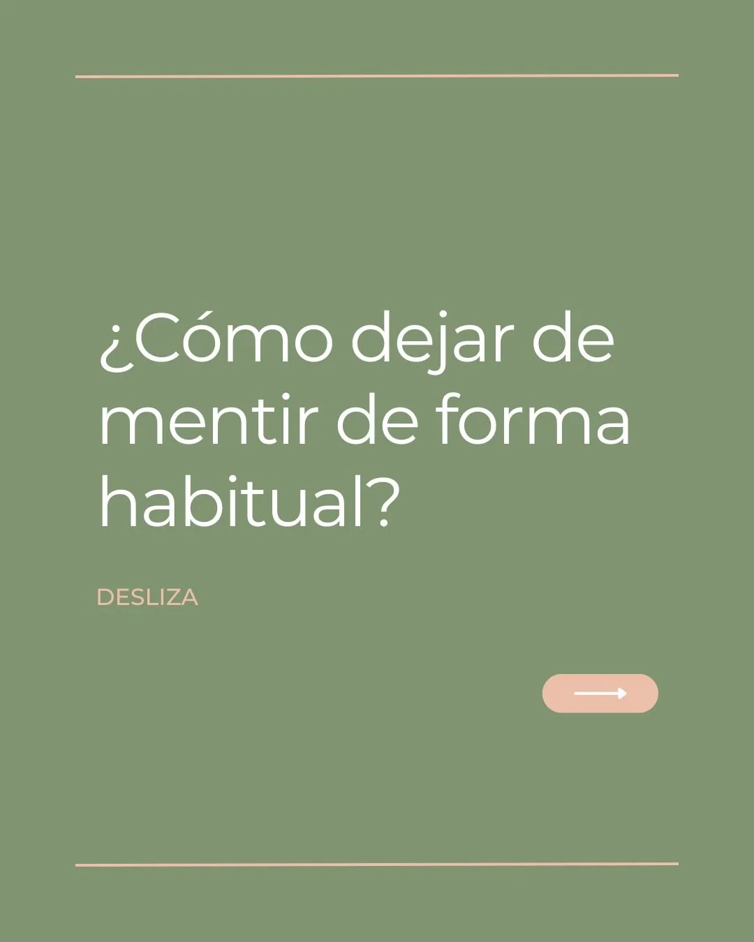 Mentir no siempre tiene que ver con enga&ntilde;ar a los dem&aacute;s. A veces es una forma de protegernos de emociones que nos cuesta afrontar.

Desliza para entender qu&eacute; puede haber detr&aacute;s de la mentira habitual y c&oacute;mo empezar 